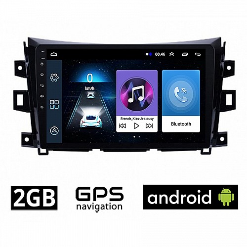 NISSAN NAVARA μετά το 2016 Android οθόνη αυτοκίνητου 10" ιντσών 2GB με GPS WI-FI (ηχοσύστημα αφής OEM Youtube Playstore MP3 USB Radio Bluetooth Mirrorlink εργοστασιακή, 4x60W, AUX)