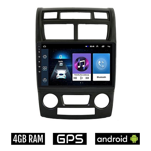KIA SPORTAGE (2004-2010) *με αυτόματο κλιματισμό Android οθόνη αυτοκίνητου 4GB με GPS WI-FI (ηχοσύστημα αφής 9" ιντσών OEM Youtube Playstore MP3 USB Radio Bluetooth Mirrorlink εργοστασιακή, 4x60W, πλοηγός)