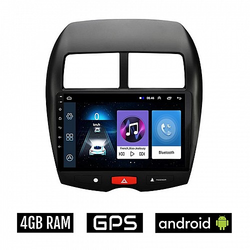 PEUGEOT 4008 (2012 - 2018) Android οθόνη αυτοκίνητου 4GB με GPS WI-FI (ηχοσύστημα αφής 10" ιντσών OEM Youtube Playstore MP3 USB Radio Bluetooth Mirrorlink εργοστασιακή, 4x60W, AUX)