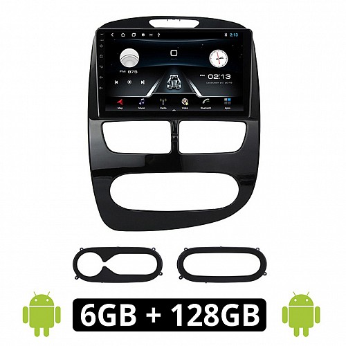 RENAULT CLIO (2012 - 2015) Android οθόνη αυτοκίνητου 6GB με GPS WI-FI (ηχοσύστημα αφής 10" ιντσών OEM Youtube Playstore MP3 USB Radio Bluetooth Mirrorlink εργοστασιακή, 4x60W, AUX) RE376-6GB