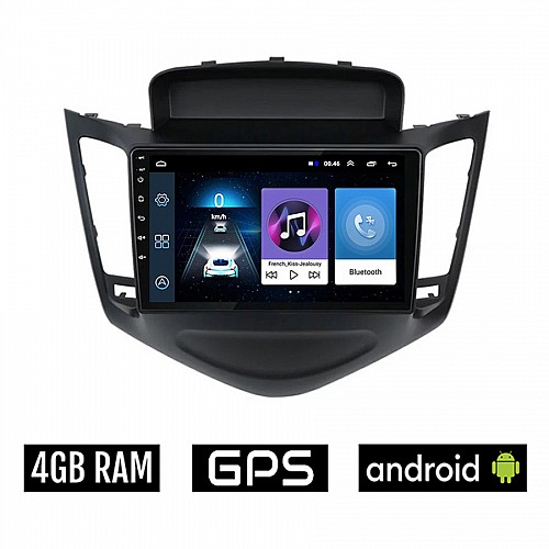 CHEVROLET CRUZE 2008-2012 Android οθόνη αυτοκίνητου 4GB με GPS WI-FI (ηχοσύστημα αφής 9" ιντσών OEM Youtube Playstore MP3 USB Radio Bluetooth Mirrorlink  εργοστασιακή, 4x60W, AUX)
