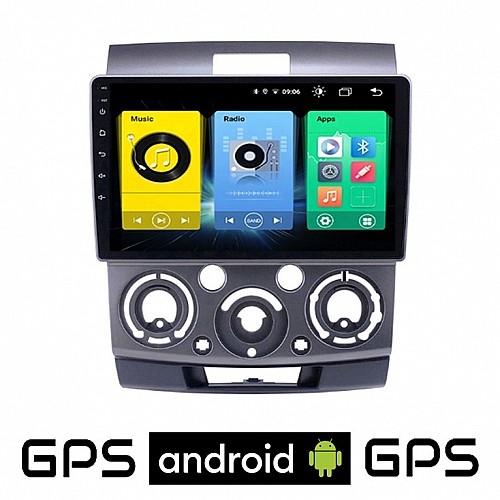 FORD RANGER 2007-2011 Android οθόνη αυτοκίνητου με GPS WI-FI (ηχοσύστημα αφής 9" ιντσών OEM Youtube Playstore MP3 USB Radio Bluetooth Mirrorlink εργοστασιακή, 4x60W, AUX) FO570