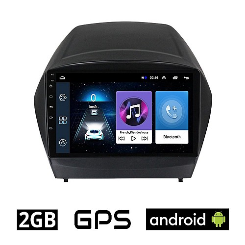 HYUNDAI IX35 2010-2015 Android οθόνη αυτοκίνητου με GPS WI-FI 2GB (ηχοσύστημα αφής 9" ιντσών OEM Youtube Playstore MP3 USB Radio Bluetooth Mirrorlink εργοστασιακή, 4x60W, AUX) HY35-2GB
