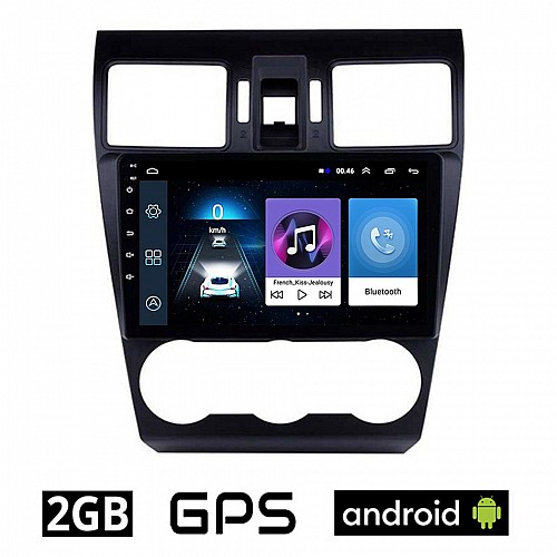SUBARU IMPREZA (μετά το 2013) Android οθόνη αυτοκίνητου 2GB με GPS WI-FI (ηχοσύστημα αφής 9" ιντσών OEM Youtube Playstore MP3 USB Radio Bluetooth Mirrorlink εργοστασιακή, 4x60W, AUX) SU73-2GB