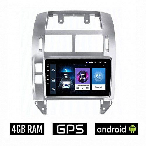 VOLKSWAGEN VW POLO (2002-2009) Android οθόνη αυτοκίνητου 4GB με GPS WI-FI (ηχοσύστημα αφής 9" ιντσών OEM Youtube Playstore MP3 USB Radio Bluetooth Mirrorlink εργοστασιακή, 4x60W)