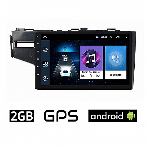 HONDA JAZZ (μετά το 2013) Android οθόνη αυτοκίνητου 2GB με GPS WI-FI (ηχοσύστημα αφής 10" ιντσών OEM Youtube Playstore MP3 USB Radio Bluetooth Mirrorlink εργοστασιακή, 4x60W)