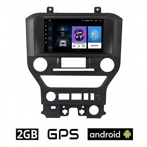 FORD MUSTANG (2015 - 2020) Android οθόνη αυτοκίνητου 2GB με GPS WI-FI (ηχοσύστημα αφής 9" ιντσών OEM Youtube Playstore MP3 USB Radio Bluetooth Mirrorlink εργοστασιακή, 4x60W, AUX)