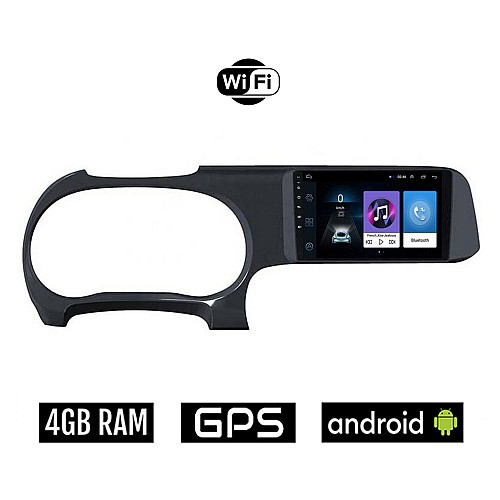 HYUNDAI i10 (μετά το 2020) Android οθόνη αυτοκίνητου 4GB με GPS WI-FI (ηχοσύστημα αφής 9" ιντσών OEM Youtube Playstore MP3 USB Radio Bluetooth Mirrorlink εργοστασιακή, 4x60W, AUX)