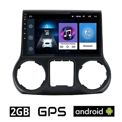 JEEP WRANGLER (2011-2017) Android οθόνη αυτοκίνητου 2GB με GPS WI-FI (ηχοσύστημα αφής 10" ιντσών OEM Youtube Playstore MP3 USB Radio Bluetooth Mirrorlink εργοστασιακή, 4x60W, AUX)