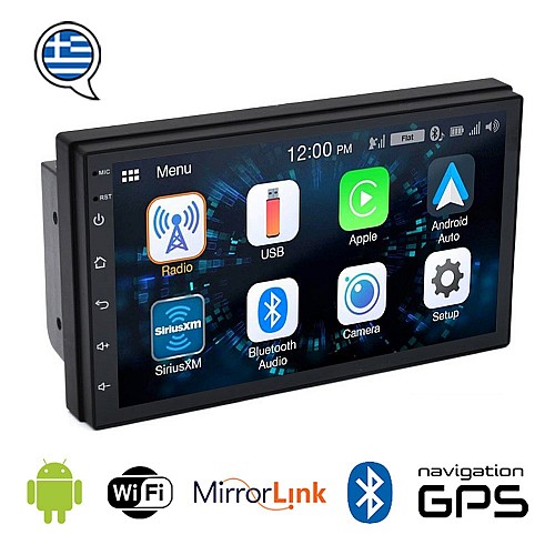 Ηχοσύστημα 7" αυτοκινήτου ANDROID Bluetooth GPS WI-FI Playstore Youtube ραδιόφωνο MP3 USB video Universal 4x60W Mirrorlink) 6295