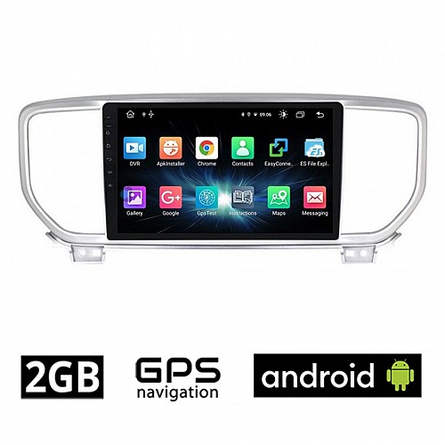 CAMERA + KIA SPORTAGE (μετά το 2018) Android οθόνη αυτοκίνητου 2GB με GPS WI-FI (ηχοσύστημα αφής 9" ιντσών OEM Youtube Playstore MP3 USB Radio Bluetooth Mirrorlink εργοστασιακή, 4x60W, AUX)