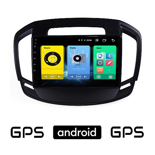 OPEL INSIGNIA (2014 - 2017) Android οθόνη αυτοκίνητου με GPS WI-FI (ηχοσύστημα αφής 9" ιντσών OEM Youtube Playstore MP3 USB Radio Bluetooth Mirrorlink εργοστασιακή, 4x60W, AUX) OP35