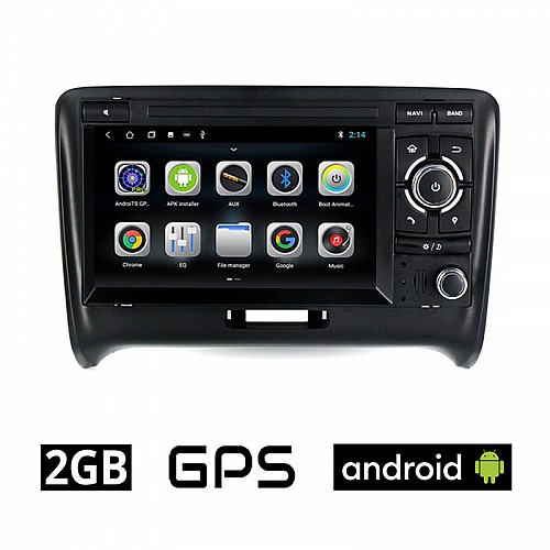 AUDI TT (2007-2015) Android οθόνη αυτοκίνητου 2GB με GPS WI-FI DSP (ηχοσύστημα αφής 7" ιντσών OEM Youtube Playstore MP3 USB Radio Bluetooth 4x60W Mirrorlink εργοστασιακού τύπου ) AU52