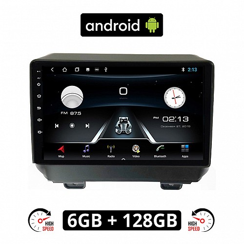 FIAT 500 (μετά το 2016) Android οθόνη αυτοκίνητου 6GB με GPS WI-FI (ηχοσύστημα αφής 9" ιντσών OEM Youtube Playstore MP3 USB Radio Bluetooth Mirrorlink εργοστασιακή, 4x60W, AUX)
