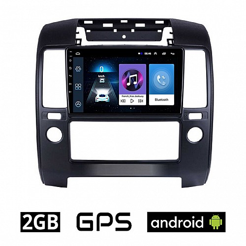NISSAN NAVARA D40 (2006-2011) Android οθόνη αυτοκίνητου 2GB με GPS WI-FI (ηχοσύστημα αφής 9" ιντσών OEM Youtube Playstore MP3 USB Radio Bluetooth Mirrorlink εργοστασιακή, 4x60W, AUX, D 40)