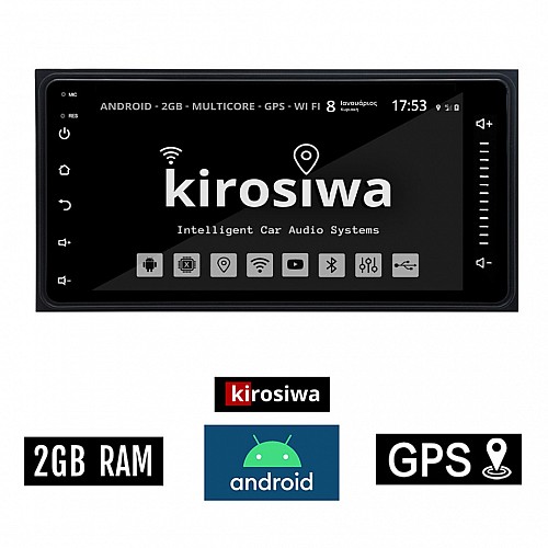 KIROSIWA 2GB Android NISSAN JUKE (2014-2019) οθόνη αυτοκινήτου 7'' ιντσών (GPS Bluetooth WI-FI Youtube Playstore USB ραδιόφωνο ΟΕΜ εργοστασιακού τύπου 4x60W Mirrorlink)