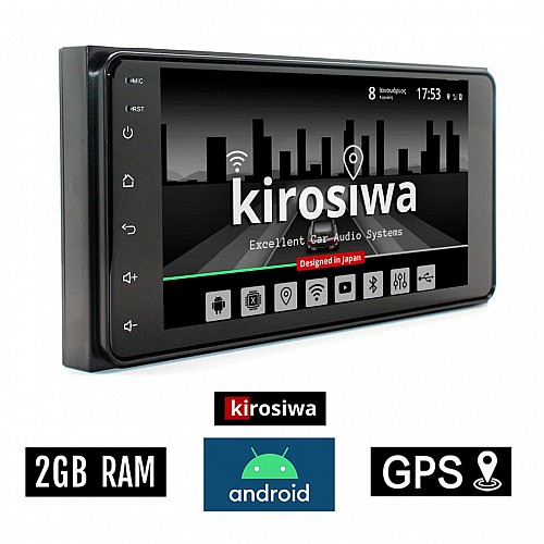 KIROSIWA NISSAN JUKE (2014-2019) Android οθόνη αυτοκινήτου 2GB (Bluetooth 7'' ιντσών 4x60W GPS WI-FI Youtube Playstore USB OEM ραδιόφωνο ΟΕΜ εργοστασιακού τύπου Mirrorlink)