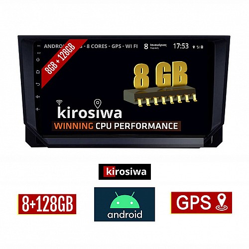 KIROSIWA 8GB + 128GB MAZDA CX-9 (2006-2015) Android οθόνη αυτοκίνητου με GPS WI-FI (ηχοσύστημα αφής 9" ιντσών OEM Youtube Playstore MP3 USB Radio Bluetooth Mirrorlink DSP Apple Carplay Android Auto 4G Sim Card 4x60W, AUX) AR-1176