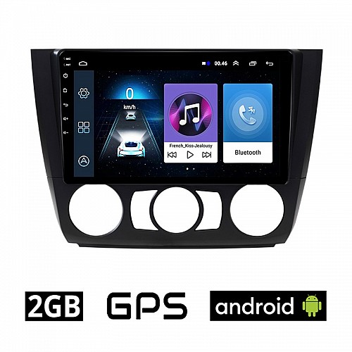 BMW E81 (E82, E87, E88) 2004 - 2013 Android οθόνη αυτοκίνητου 2GB με GPS WI-FI (ΣΕΙΡΑ 1 E81, E82, E87, E88 ηχοσύστημα αφής 9" ιντσών OEM Youtube Playstore MP3 USB Radio Bluetooth Mirrorlink εργοστασιακή, 4x60W, AUX) BM13-2GB