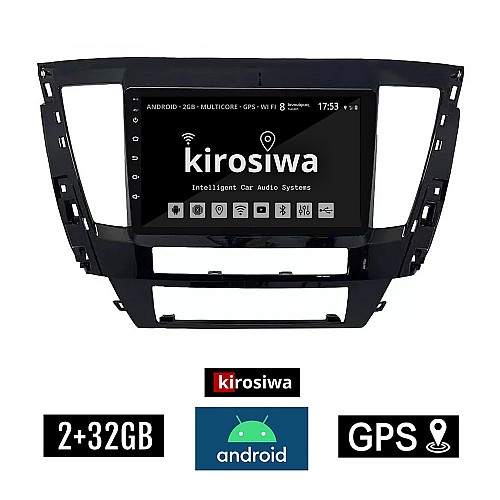 KIROSIWA 2+32GB MITSUBISHI L200 (μετά το 2020) Android οθόνη αυτοκίνητου 2GB με GPS WI-FI (ηχοσύστημα αφής 10" ιντσών OEM Youtube Playstore MP3 USB Radio Bluetooth Mirrorlink εργοστασιακή 4x60W, AUX) AC-4697