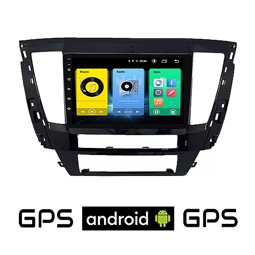 MITSUBISHI  L200 (μετά το 2020) Android οθόνη αυτοκίνητου με GPS WI-FI (ηχοσύστημα αφής 10" ιντσών OEM Youtube Playstore MP3 USB Radio Bluetooth Mirrorlink εργοστασιακή, 4x60W, AUX) MIT65