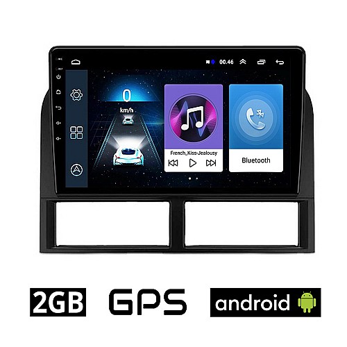 JEEP GRAND CHEROKEE (1999-2004) Android οθόνη αυτοκίνητου 2GB με GPS WI-FI (ηχοσύστημα αφής 9" ιντσών OEM Youtube Playstore MP3 USB Radio Bluetooth Mirrorlink εργοστασιακή, 4x60W, AUX)