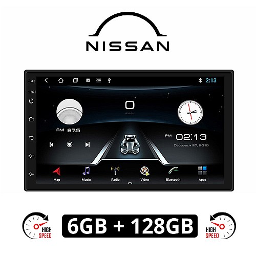 NISSAN JUKE (2009-2020) Android οθόνη αυτοκίνητου 6GB με GPS WI-FI (ηχοσύστημα αφής 7" ιντσών OEM Youtube Playstore MP3 USB Radio Bluetooth Mirrorlink εργοστασιακή, 4x60W, AUX) NIS137-6GB