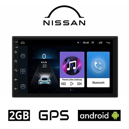 NISSAN NV200 (2010-2015) Android οθόνη αυτοκίνητου 2GB με GPS WI-FI (ηχοσύστημα αφής 7" ιντσών OEM Youtube Playstore MP3 USB Radio Bluetooth Mirrorlink εργοστασιακή, 4x60W, AUX) NIS140-2GB