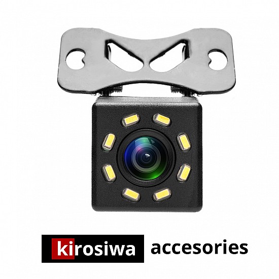 Κάμερα οπισθοπορείας αυτοκινήτου με 8 LED (KIROSIWA High Definition ΗD High Quality 1-DIN 2DIN οθόνης ραδίου OEM) SX-1243