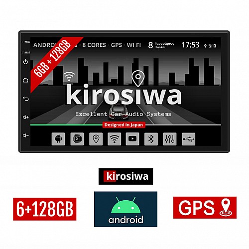 KIROSIWA 6+128GB VOLKSWAGEN GOLF 4 (1998 - 2003) Android οθόνη αυτοκίνητου 6GB με GPS WI-FI (ηχοσύστημα αφής 7" ιντσών OEM Youtube Playstore MP3 USB Radio Bluetooth Mirrorlink DSP Apple Carplay Android Auto 4G SIM card 4x60W, AUX) AC-4632