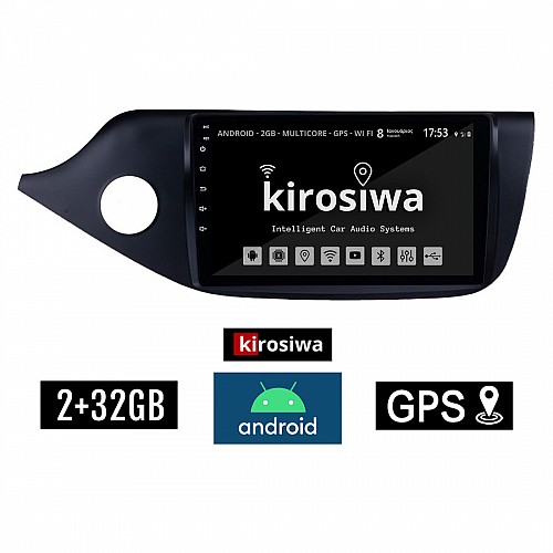 KIROSIWA 2+32GB KIA CEED (2012 - 2018) Android οθόνη αυτοκίνητου 2GB με GPS WI-FI (ηχοσύστημα αφής 9" ιντσών OEM Youtube Cee'd Playstore MP3 USB Radio Bluetooth Mirrorlink 4x60W εργοστασιακού τύπου) DX-71309