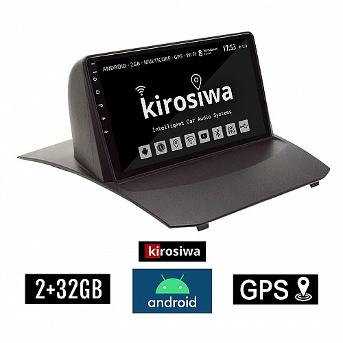 KIROSIWA 2+32GB FORD FIESTA (2010 - 2018) Android οθόνη αυτοκίνητου 2GB με GPS WI-FI (ηχοσύστημα αφής 9" ιντσών OEM Youtube Playstore MP3 USB Radio Bluetooth Mirrorlink εργοστασιακή, 4x60W, AUX) RX-9331