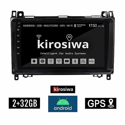 KIROSIWA 2+32GB MERCEDES SPRINTER - VITO - VIANO (2004-2019) Android οθόνη αυτοκίνητου 2GB με GPS WI-FI (ηχοσύστημα αφής 9" ιντσών OEM Youtube Playstore MP3 USB Radio Bluetooth Mirrorlink εργοστασιακή, 4x60W, Benz) RX-9443
