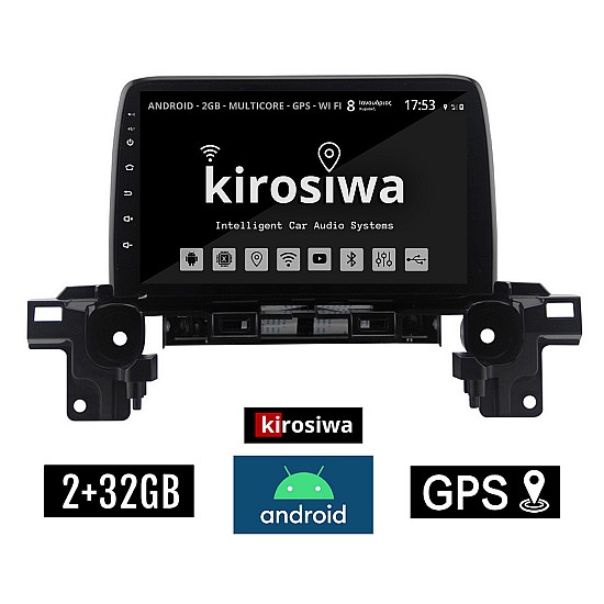 KIROSIWA 2+32GB MAZDA CX-5 (μετά το 2017) Android οθόνη αυτοκίνητου 2GB με GPS WI-FI (ηχοσύστημα αφής 9" ιντσών OEM Youtube Playstore MP3 USB Radio Bluetooth Mirrorlink εργοστασιακή, 4x60W, AUX) FE-1346