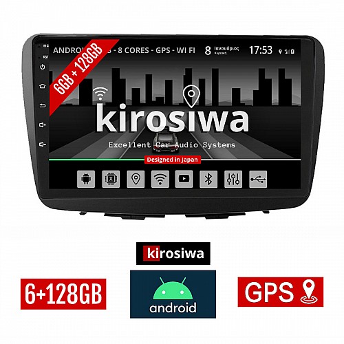 KIROSIWA 6+128GB SUZUKI BALENO (μετά το 2016) Android οθόνη αυτοκίνητου 6GB με GPS WI-FI (ηχοσύστημα αφής 9" ιντσών OEM Youtube Playstore MP3 USB Radio Bluetooth Mirrorlink DSP Apple Carplay Android Auto 4G SIM card 4x60W, AUX) KLS-7799