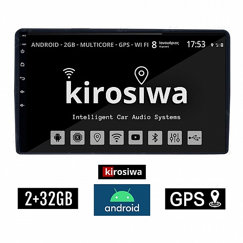 KIROSIWA 2+32GB DACIA DUSTER (2012 - 2019) Android οθόνη αυτοκίνητου 2GB με GPS WI-FI (ηχοσύστημα αφής 9" ιντσών OEM Youtube Playstore MP3 USB Radio Bluetooth Mirrorlink εργοστασιακή, 4x60W, AUX) KLS-7945