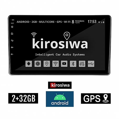 KIROSIWA 2+32GB MITSUBISHI L200 (μετά το 2020) Android οθόνη αυτοκίνητου 2GB με GPS WI-FI (ηχοσύστημα αφής 9" ιντσών OEM Youtube Playstore MP3 USB Radio Bluetooth Mirrorlink εργοστασιακή 4x60W, AUX) BR-1505