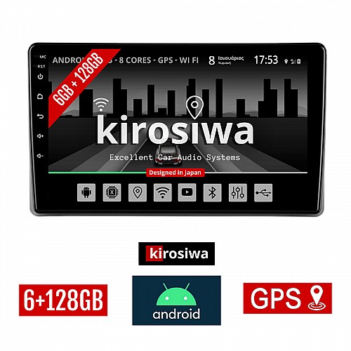 KIROSIWA 6+128GB MITSUBISHI L200 (μετά το 2020) Android οθόνη αυτοκίνητου 6GB με GPS WI-FI (ηχοσύστημα αφής 9" ιντσών OEM Youtube Playstore MP3 USB Radio Bluetooth Mirrorlink DSP Apple Carplay Android Auto 4G SIM card 4x60W, AUX) BR-1507