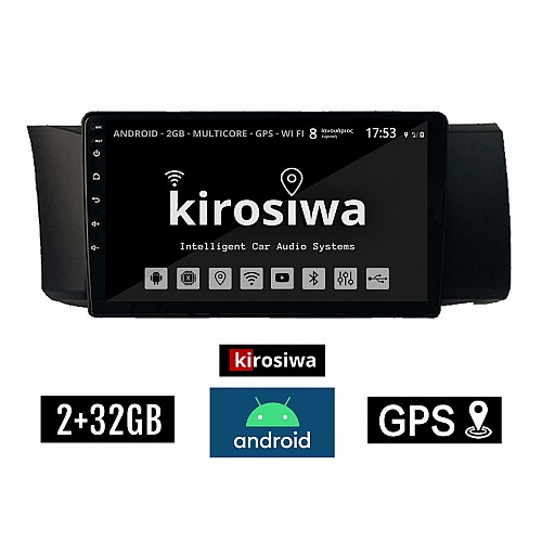 KIROSIWA 2+32GB SUBARU BRZ (μετά το 2012) Android οθόνη αυτοκίνητου 2GB με GPS WI-FI (ηχοσύστημα αφής 9" ιντσών OEM Youtube Playstore MP3 USB Radio Bluetooth Mirrorlink εργοστασιακή 4x60W, AUX) BR-1486