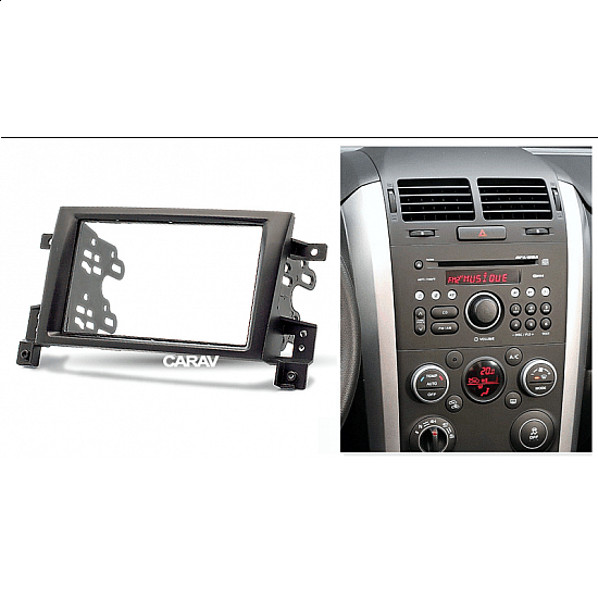 Πρόσοψη Suzuki Grand Vitara (2005 - 2015) 2-DIN πλαίσιο για ηχοσύστημα ή οθόνη αυτοκινήτου 2DIN φιλέτο 2 DIN