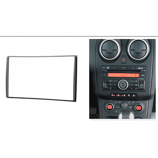 Πρόσοψη Nissan Cube Juke Note NV200 X-Trail Navara Qashqai (2-DIN πλαίσιο για ηχοσύστημα ή οθόνη αυτοκινήτου 2DIN φιλέτο 2 DIN)