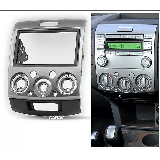 Πρόσοψη Ford Ranger, Mazda BT-50 (2-DIN πλαίσιο για ηχοσύστημα ή οθόνη αυτοκινήτου 2DIN φιλέτο 2 DIN)
