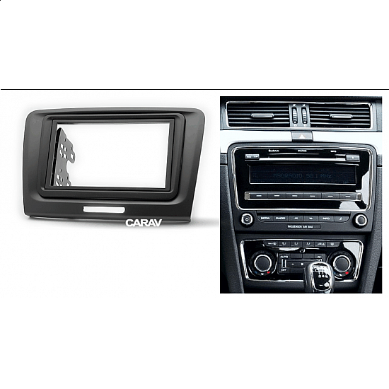 Πρόσοψη Skoda Superb (2008 - 2015) 2-DIN πλαίσιο για ηχοσύστημα ή οθόνη αυτοκινήτου 2DIN φιλέτο 2 DIN