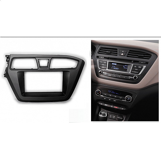 Πρόσοψη Hyundai i20 (2014 - 2020) 2-DIN πλαίσιο για ηχοσύστημα ή οθόνη αυτοκινήτου 2DIN φιλέτο 2 DIN