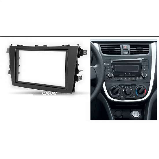 Πρόσοψη Suzuki Celerio (μετά το 2014) 2-DIN πλαίσιο για ηχοσύστημα ή οθόνη αυτοκινήτου 2DIN φιλέτο 2 DIN