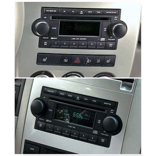 Πρόσοψη 2 DIN για Jeep Compass Patriot Dodge Caliber (2-DIN πλαίσιο για ηχοσύστημα ή οθόνη αυτοκινήτου 2DIN φιλέτο 2 DIN)