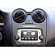 Πρόσοψη Alfa Romeo Mito 2014 - 2018 (2-DIN πλαίσιο για ηχοσύστημα ή οθόνη αυτοκινήτου 1DIN 2DIN φιλέτο 1 2 DIN) Μαύρη