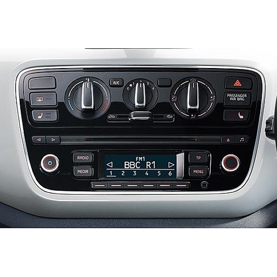 Πρόσοψη VW Volkswagen Up, Skoda Citigo, Seat Mii (1-DIN πλαίσιο για ηχοσύστημα ή ραδιόφωνο αυτοκινήτου 1DIN φιλέτο 1 DIN)