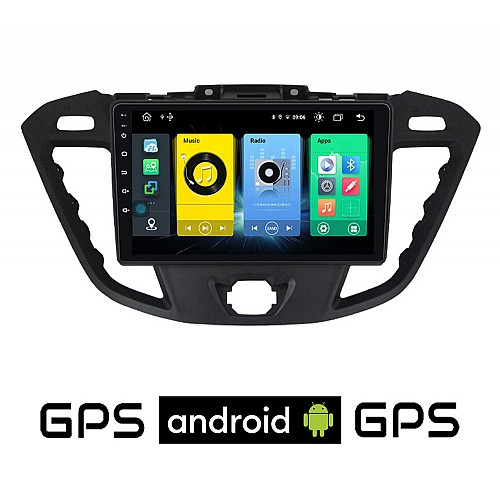 FORD TRANSIT CUSTOM (μετά το 2013) Android οθόνη αυτοκίνητου με GPS WI-FI (ηχοσύστημα αφής 9" ιντσών OEM Youtube Playstore MP3 USB Radio Bluetooth Mirrorlink εργοστασιακή, 4x60W, AUX) FO41