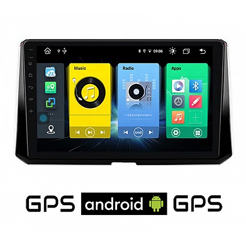 TOYOTA COROLLA (μετά το 2019)  Android οθόνη αυτοκίνητου με GPS WI-FI (ηχοσύστημα αφής 10" ιντσών OEM Youtube Playstore MP3 USB Radio Bluetooth Mirrorlink εργοστασιακή, 4x60W, AUX) TO114